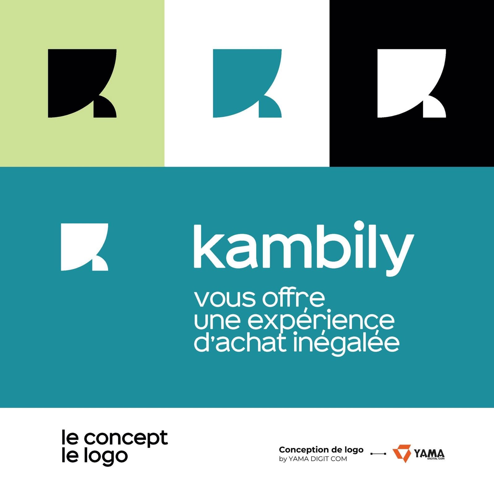 Identité visuelle claire, intuitive et pensée pour le digital.